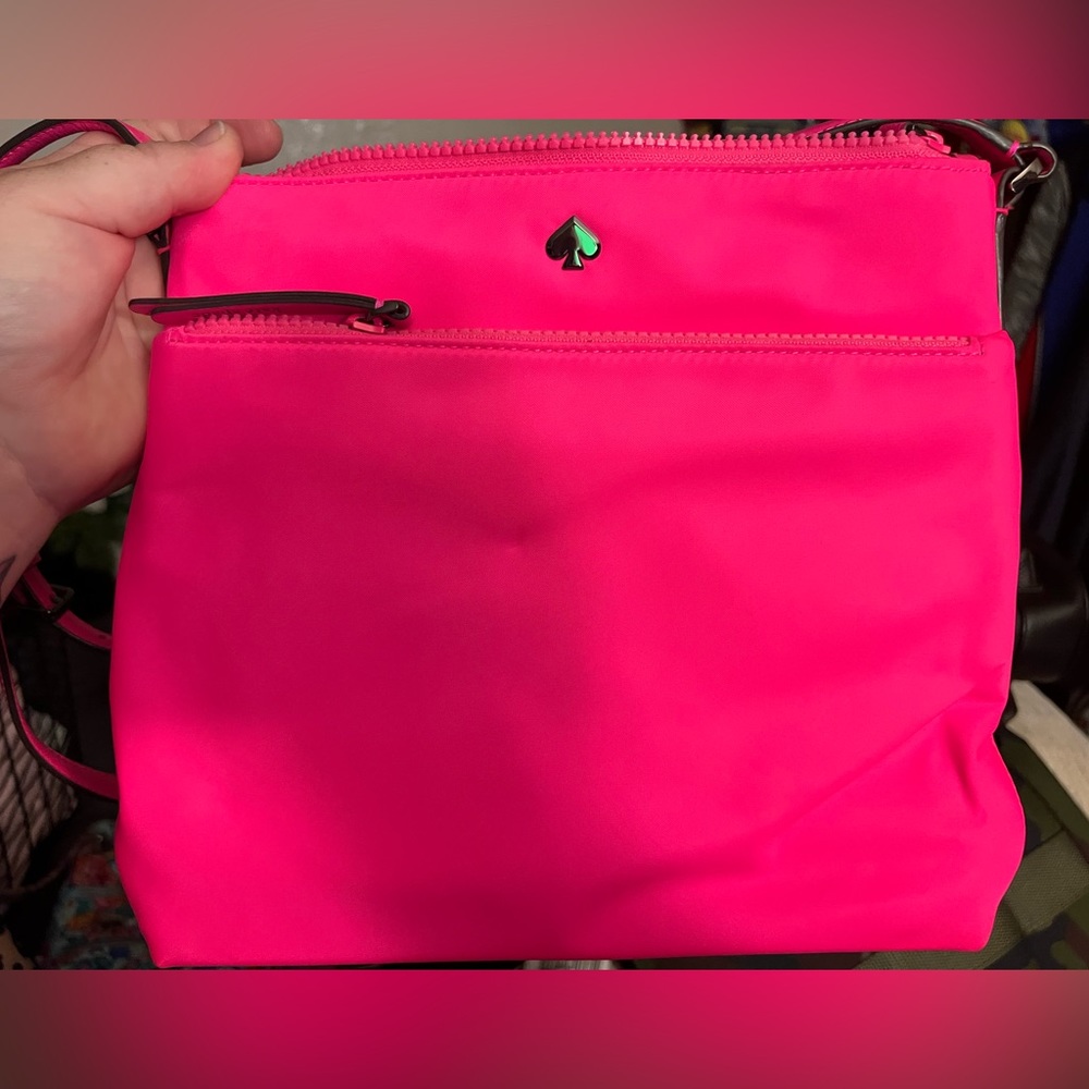 Bright pink Kate spade crossbody